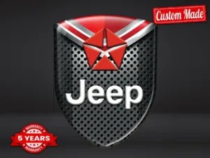 Jeep Pegatinas Relieve Máximo Resistente Rendimiento